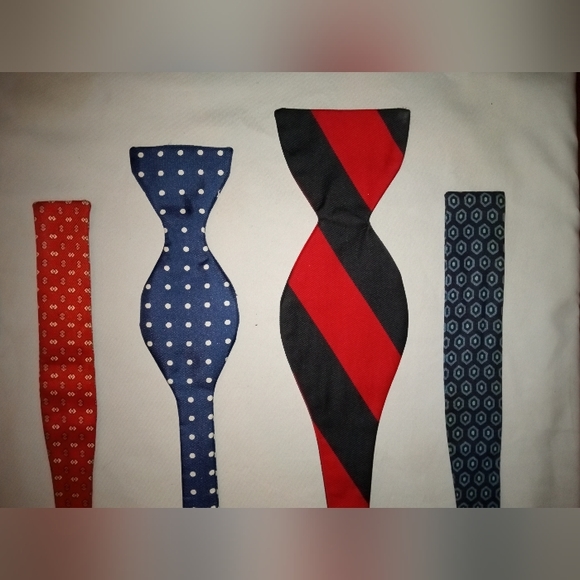 BOWTIE AUTHENTIC VINTAGE 💯 SILK - Picture 6 of 9